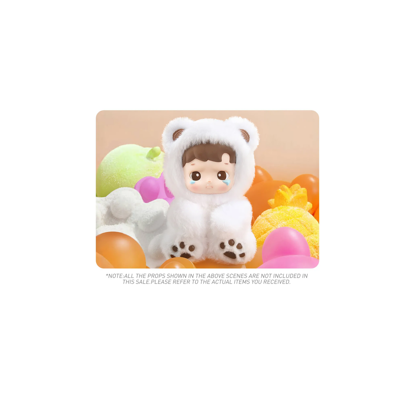 POP MART HACIPUPU Gummy Bear Series - Vinyl Plush Pendant Blind Box Keychain