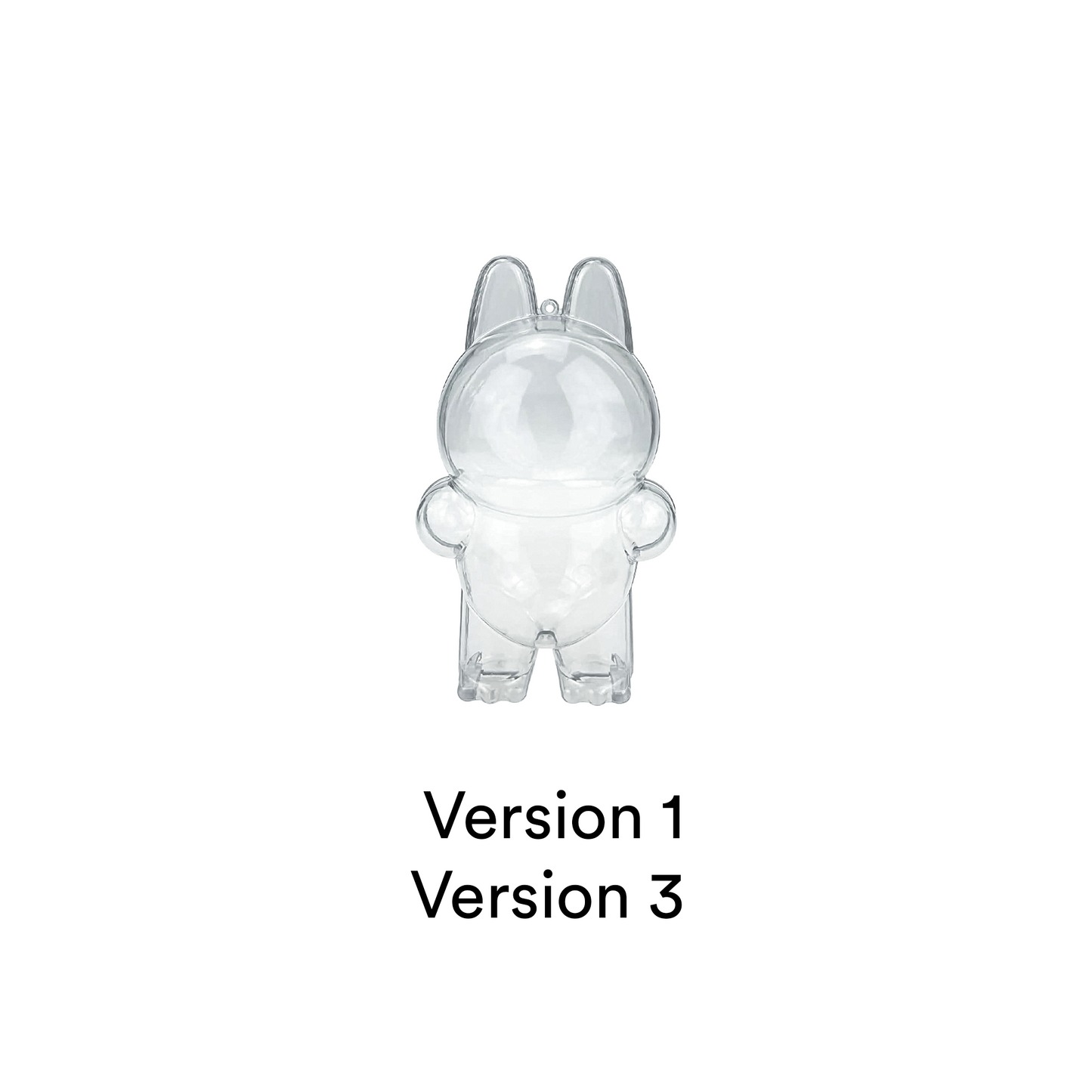 POP MART LABUBU THE MONSTERS - Transparent Acrylic Blind Box Protective Case