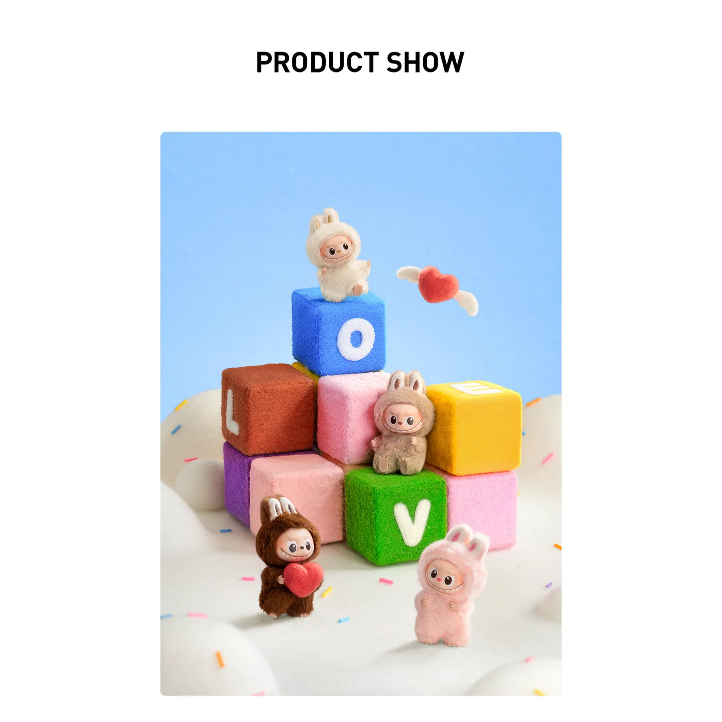 POP MART LABUBU THE MONSTERS PIN FOR LOVE SERIES - Vinyl Plush Pendant Blind Box (N-Z)