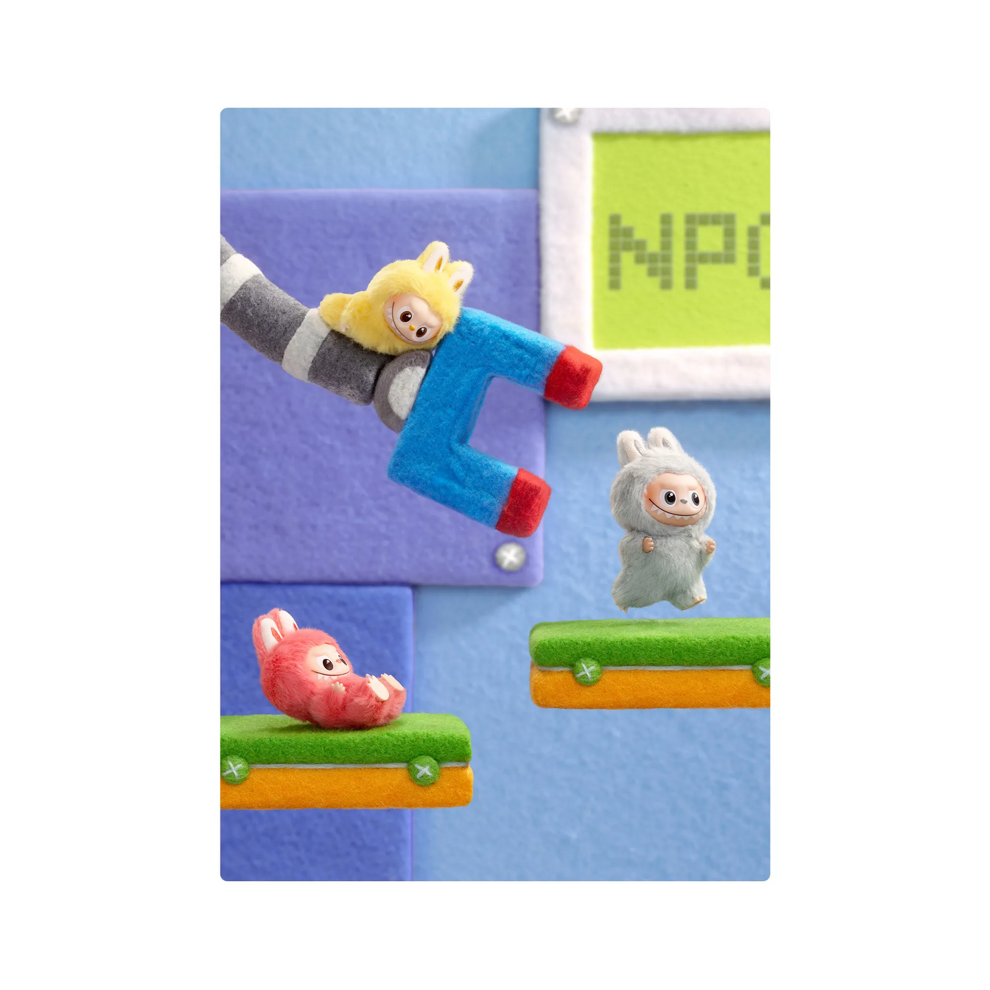 POP MART LABUBU THE MONSTERS PIN FOR LOVE SERIES - Vinyl Plush Pendant Blind Box (N-Z)