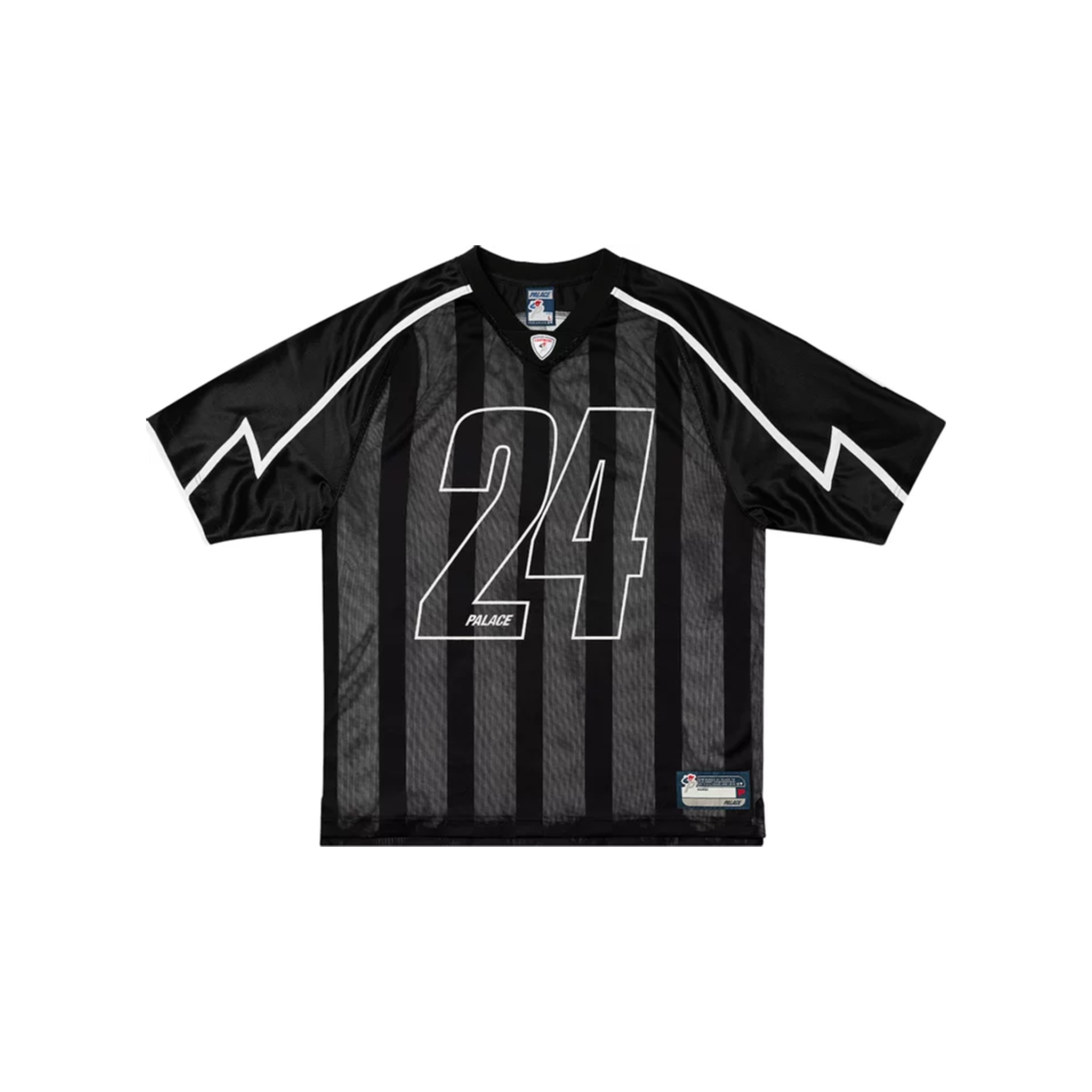 Palace Meshy Stripe Jersey Black (FW24) – STEALPLUG KL Palace Meshy Stripe Jersey Black (FW24) – STEALPLUG KL