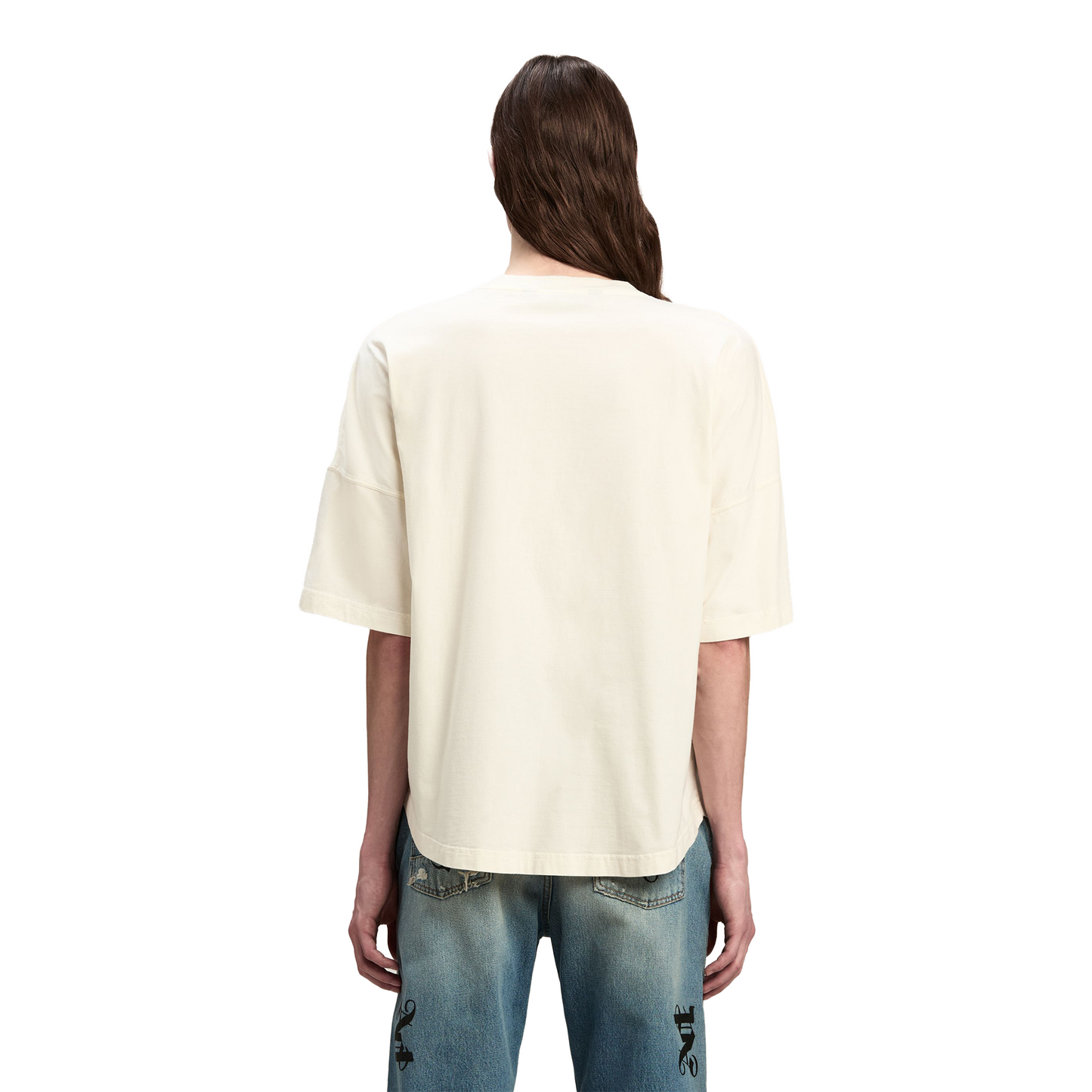PALM ANGELS Bear In Mind Oversized Tee Off White/Brown (FW24)