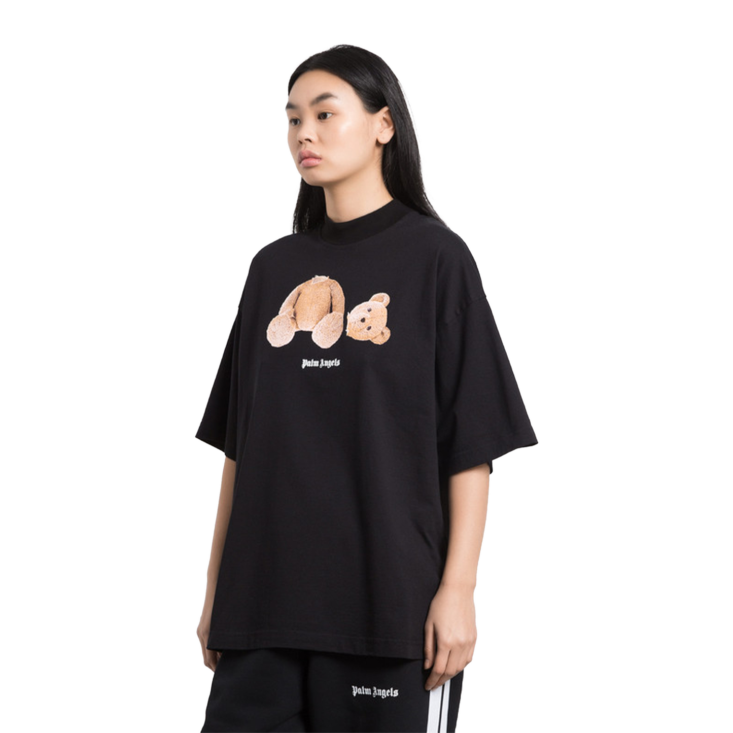 PALM ANGELS Bear Loose Tee Black/Brown (SS23)