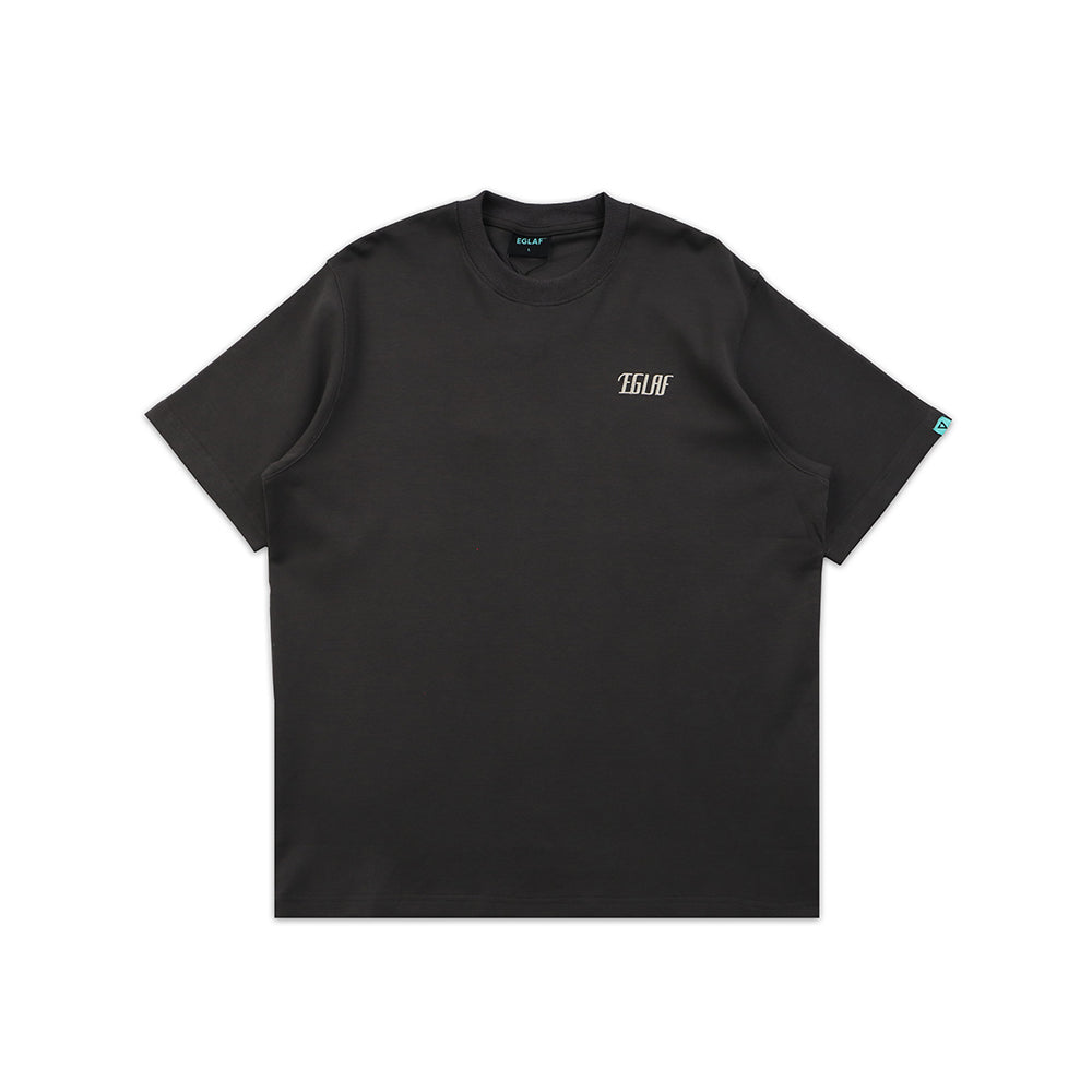 EGLAF R//W Distressed Texts Tee Warm Grey (FW25)