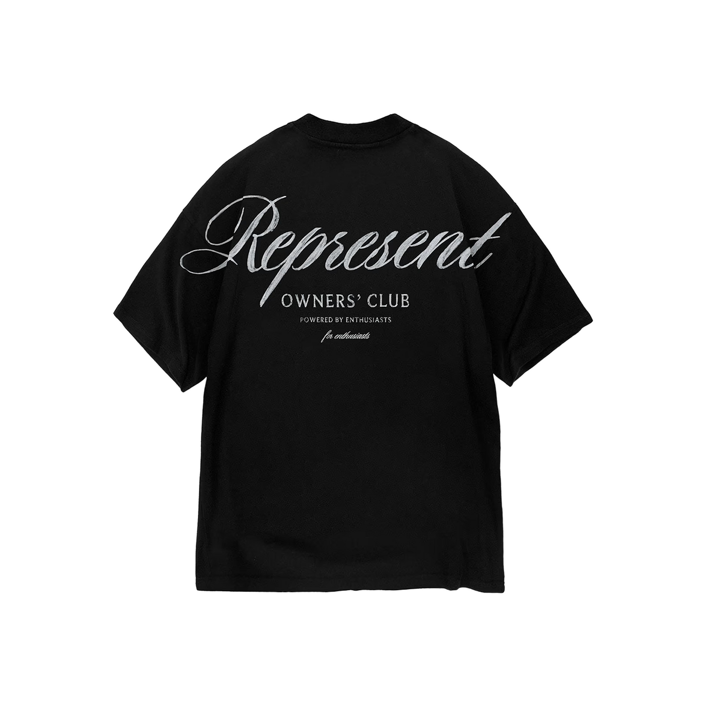 Represent Owners Club Script Tee Black (SS25)