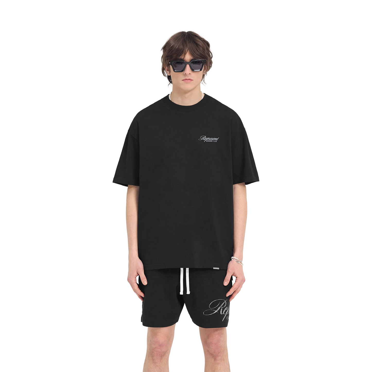Represent Owners Club Script Tee Black (SS25)