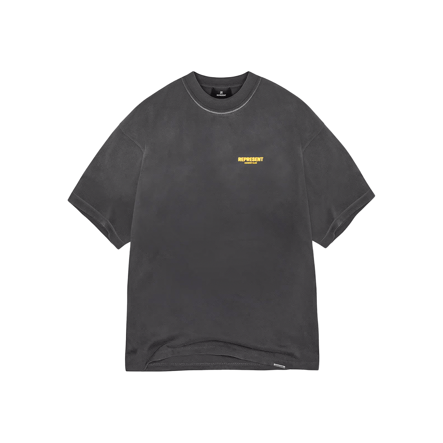Represent Owners Club Tee Vintage Grey/Yellow (SS25)