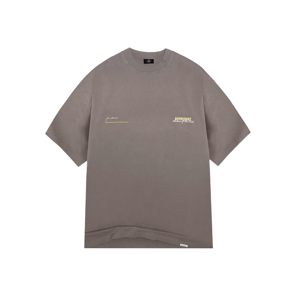 Represent Patron Of The Club Tee Washed Olive (SS25)