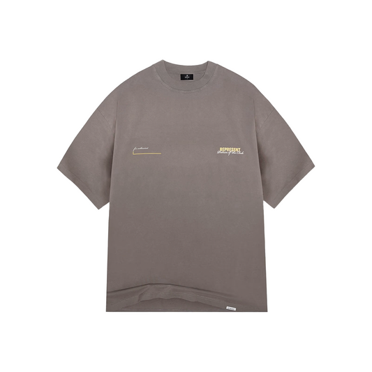 Represent Patron Of The Club Tee Washed Olive (SS25)