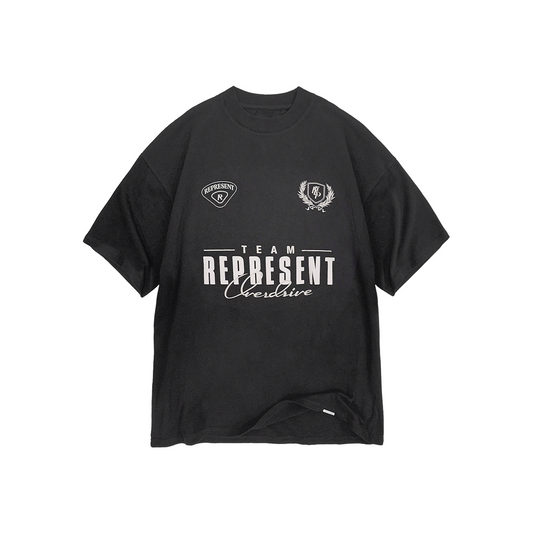 Represent World Championship Tee Stained Black (SS25)