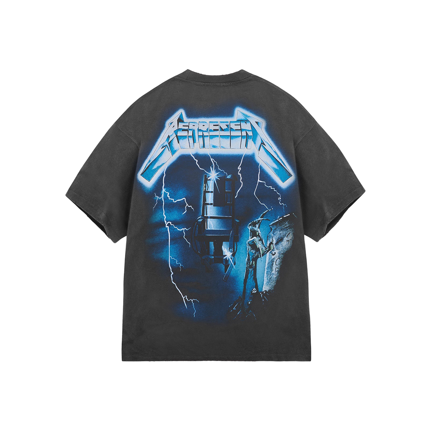 Represent x Metallica Ride The Lightning Tee Vintage Grey (SS25)