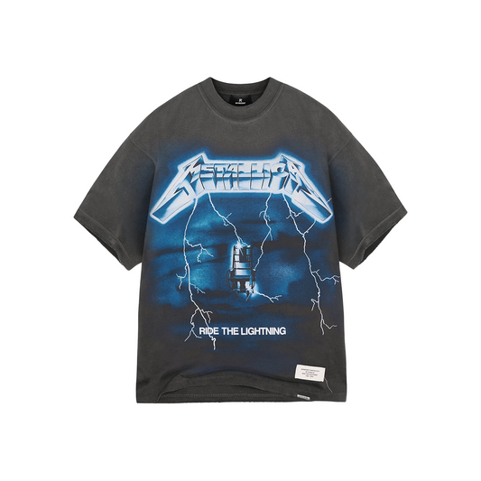 Represent x Metallica Ride The Lightning Tee Vintage Grey (SS25)