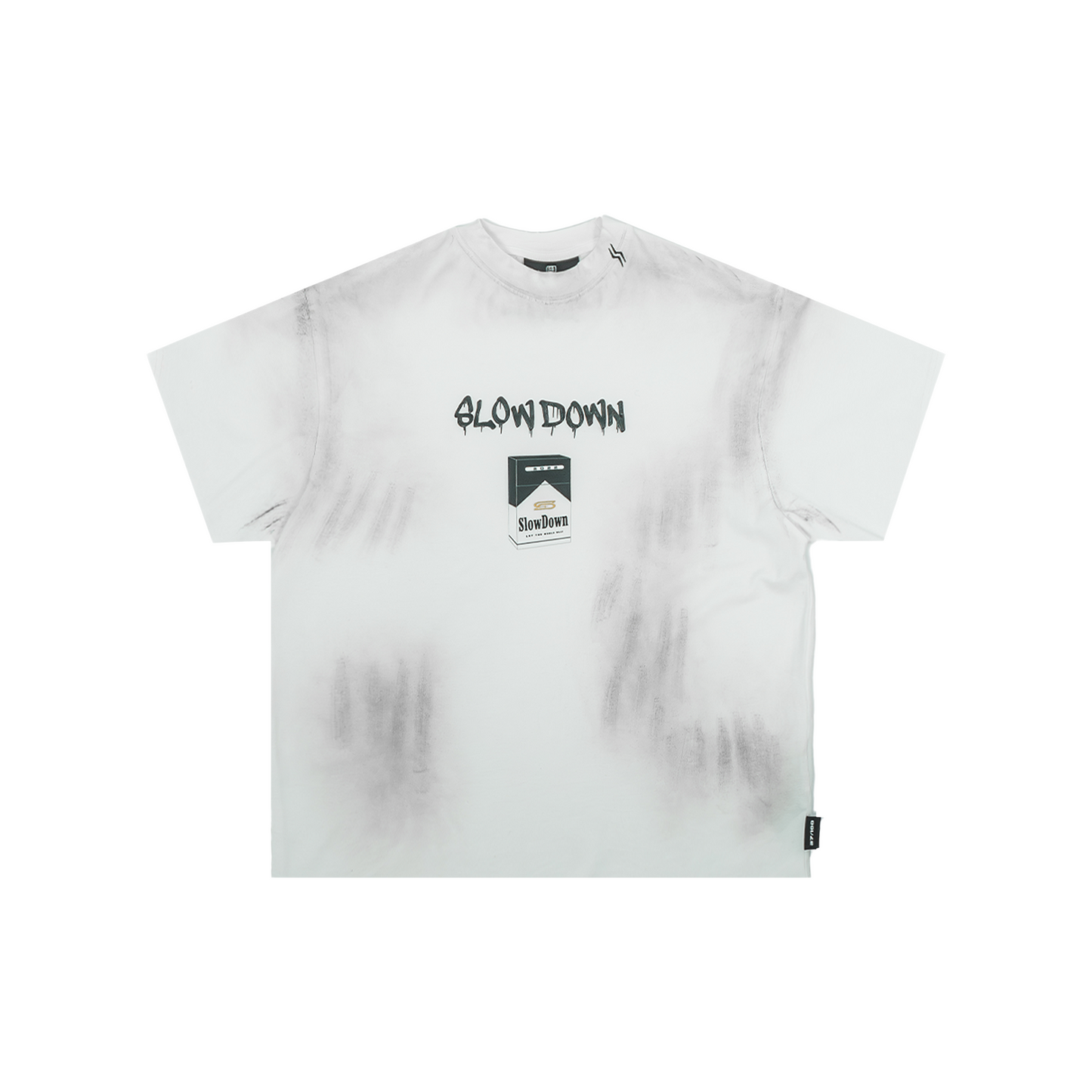 SLOWDOWN Cig Box Tee White (FW25)