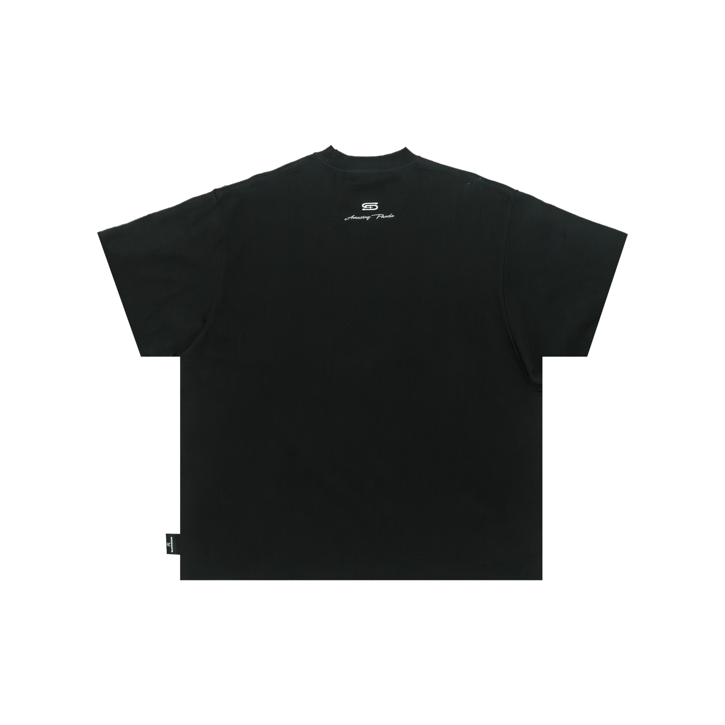 SLOWDOWN Handpainted Concrete Tee Black (FW25)