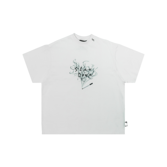 SLOWDOWN Ignite Tee White (FW25)