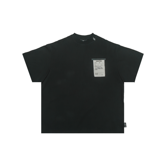 SLOWDOWN Leave Form Tee Black (FW25)