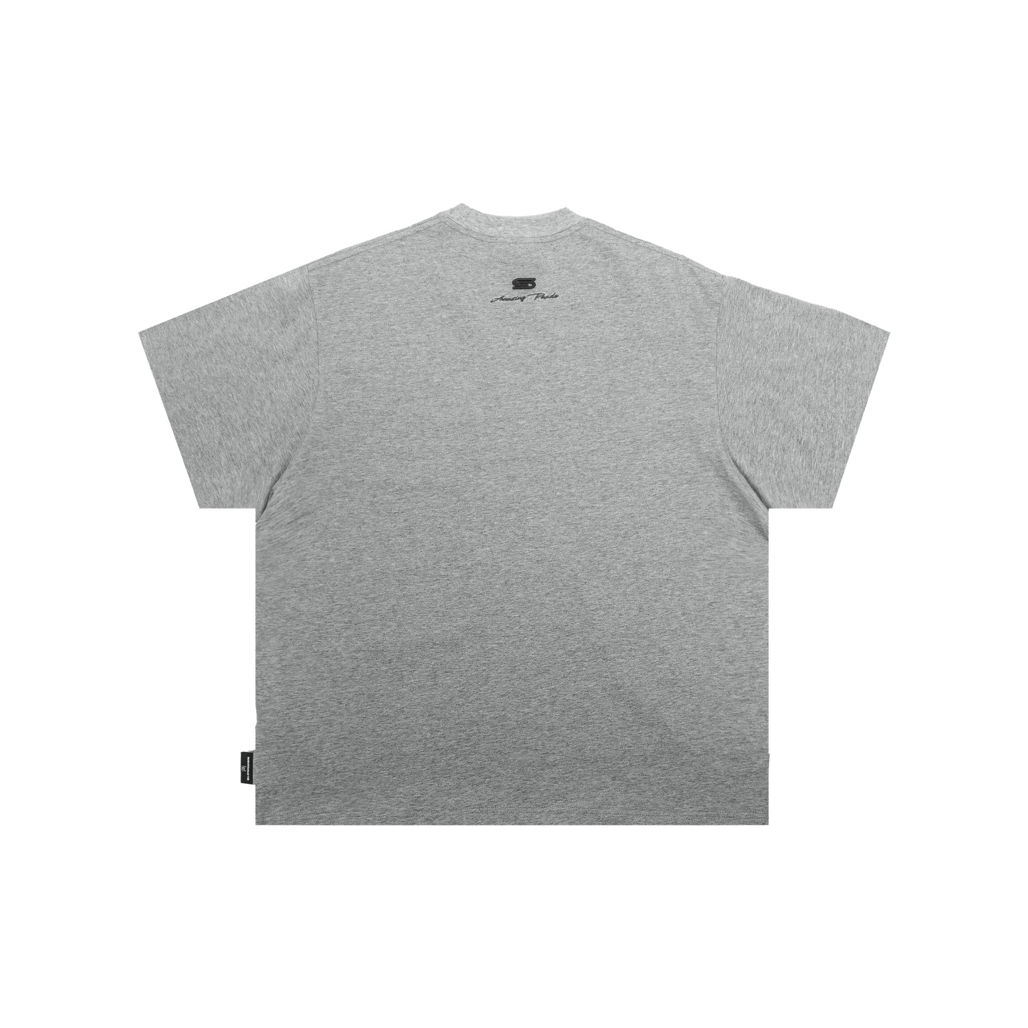 SLOWDOWN Line Embroidered Tee Grey (FW25)