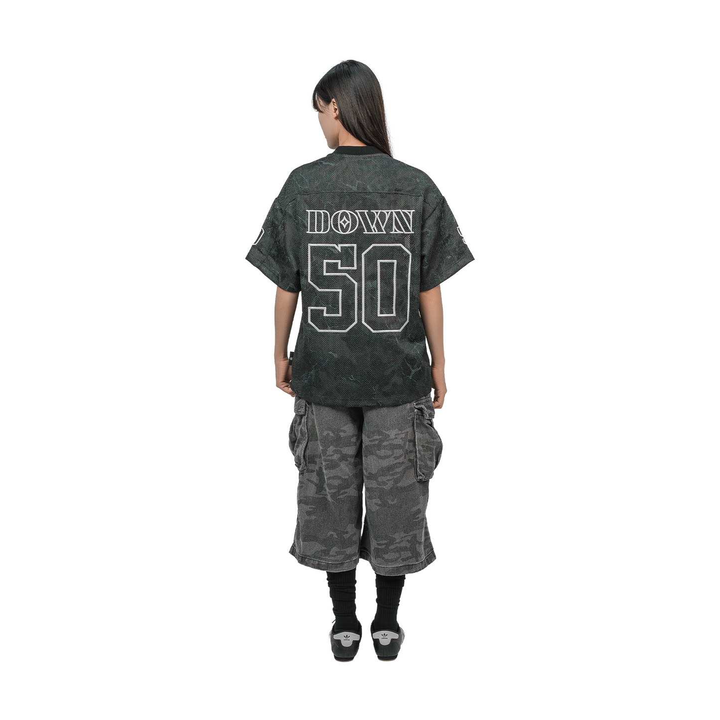 SLOWDOWN Shadow Camo Jersey Black (FW25)