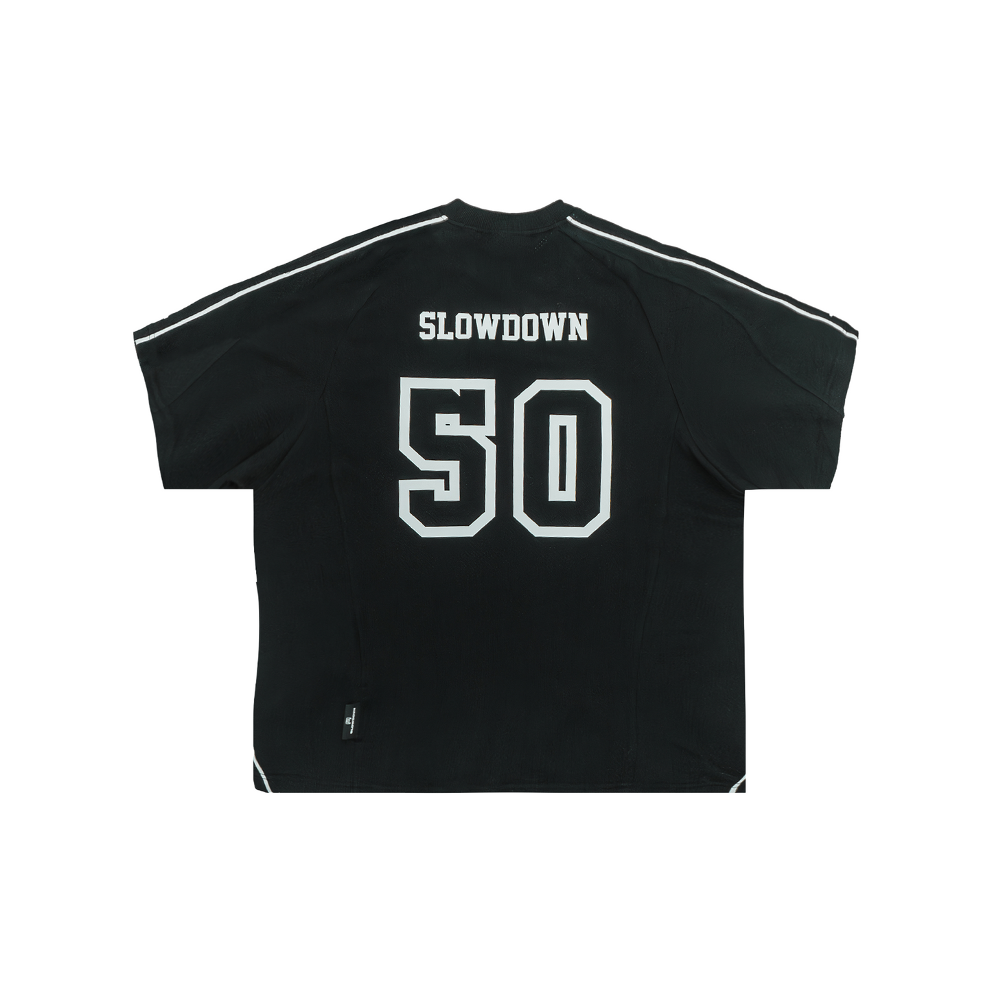 SLOWDOWN Soccer Tee Black (FW25)