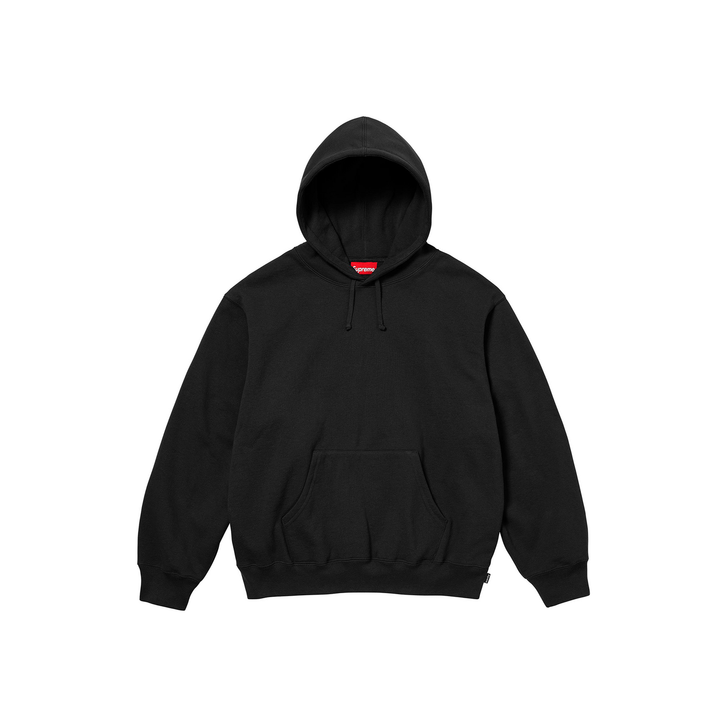 Supreme Satin Appliqué Hoodie Black (FW24)