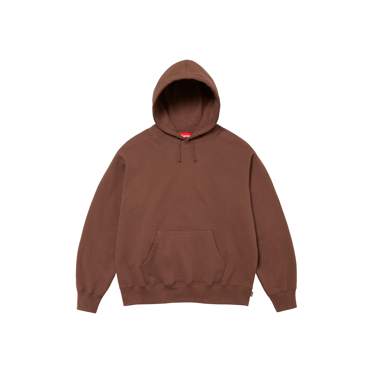 Supreme Satin Appliqué Hoodie Brown (FW24)