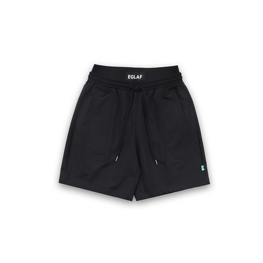 EGLAF Sculpta Elastic Waist Shorts Black (SS25)