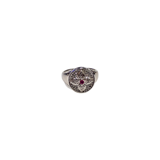 EK Collection Sovereign Band Ring Silver (SS25)