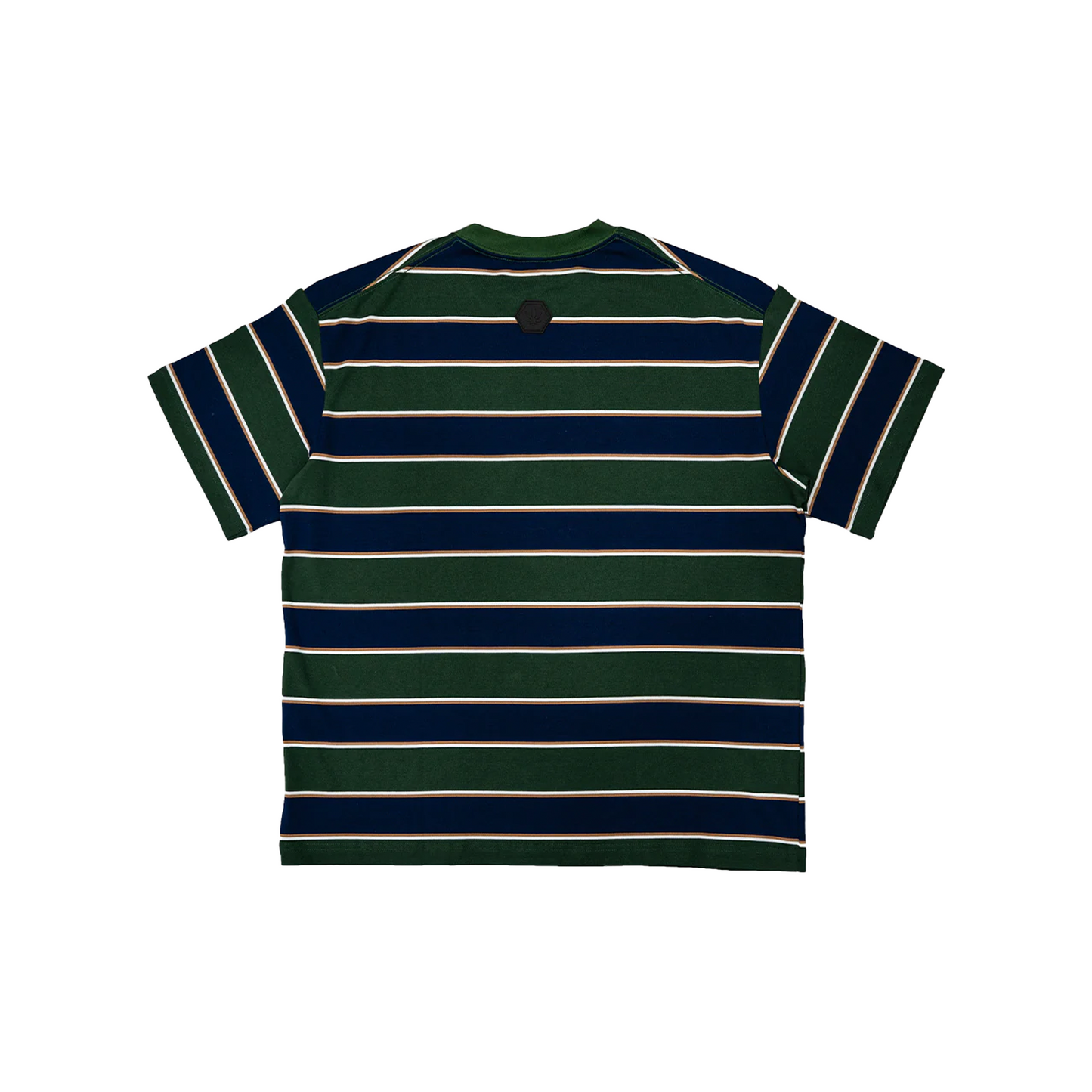 Stoned & Co ® Stoned Originals : Tee Stripes Navy/Green (FW24)