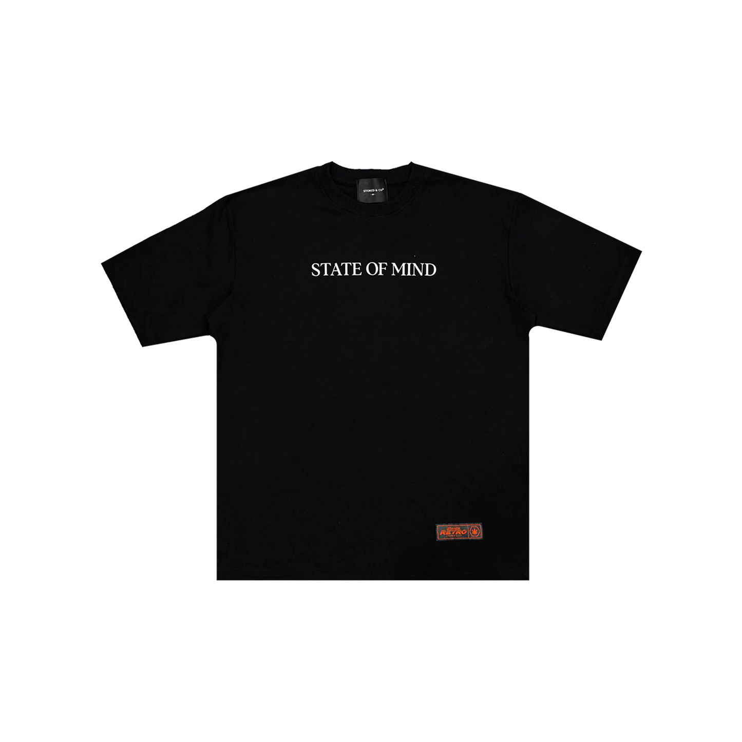 Stoned & Co ® Stoned Retro : Intense Maple Tee Black (SS24)