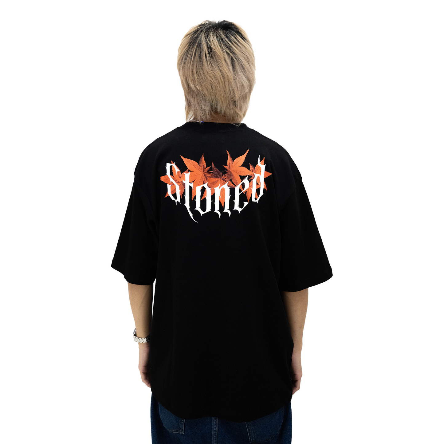 Stoned & Co ® Stoned Retro : Intense Maple Tee Black (SS24)