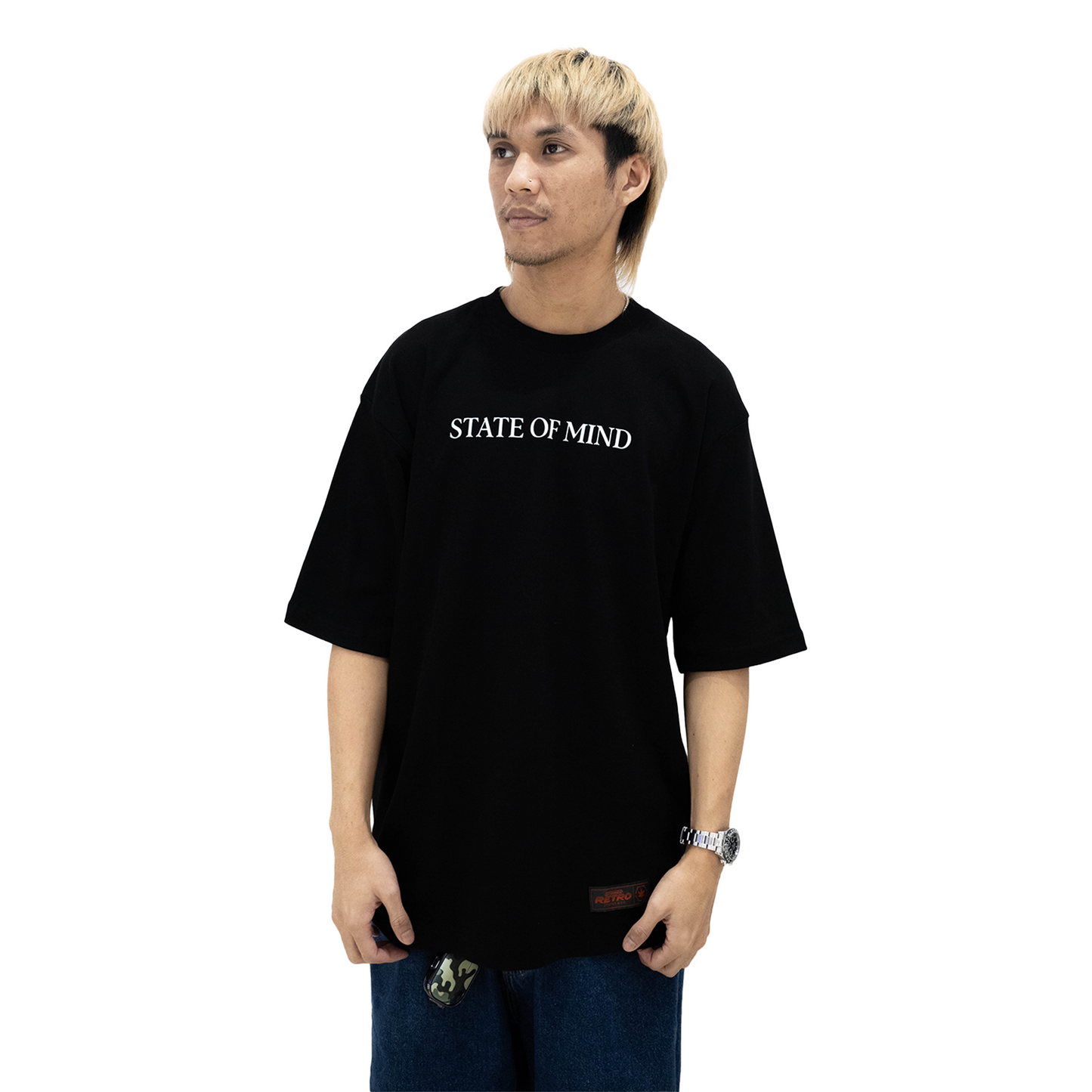 Stoned & Co ® Stoned Retro : Intense Maple Tee Black (SS24)
