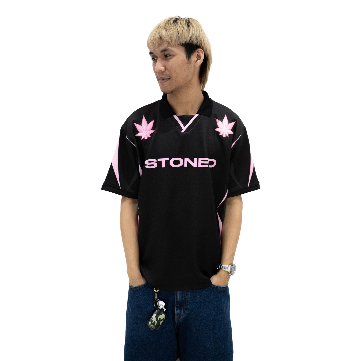 Stoned & Co ® Stoned Retro : UIP Jersey Black Pink (SS24)