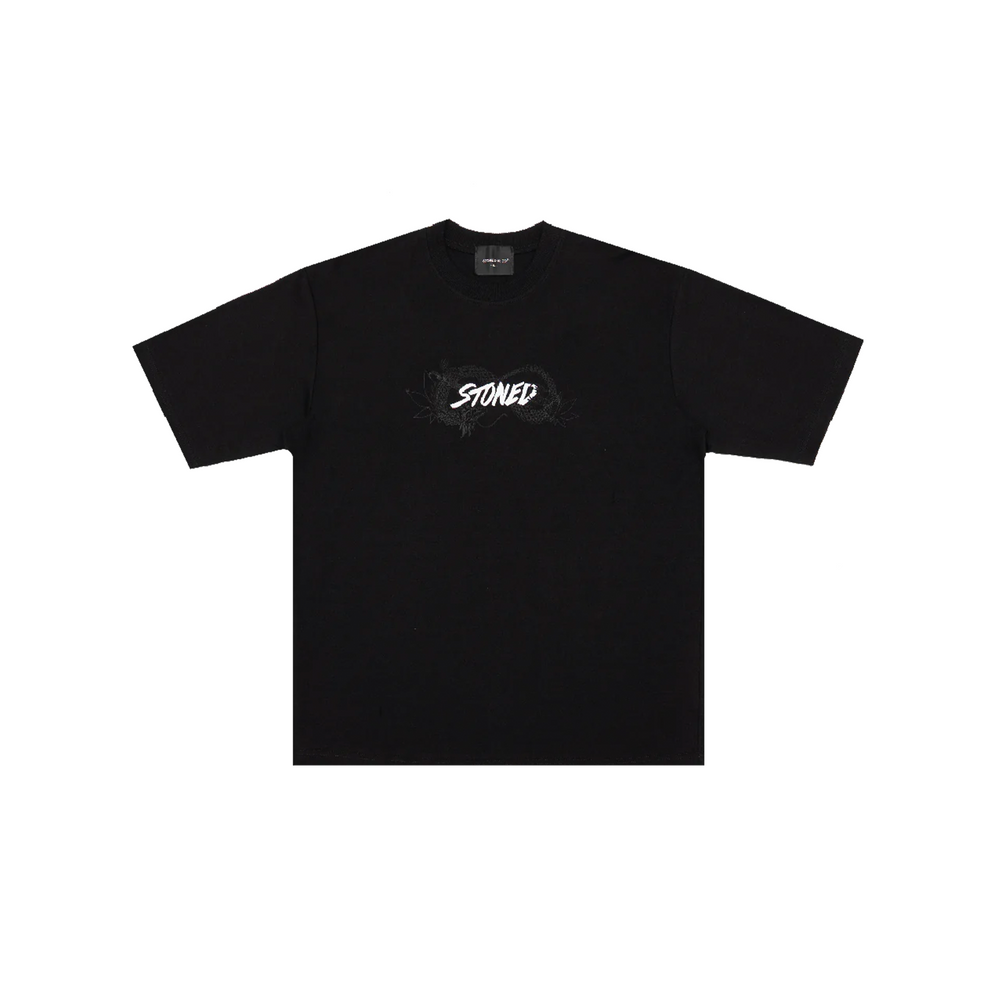 Stoned & Co ® Blessed25 : Genetic Naga Tee Black (SS25)