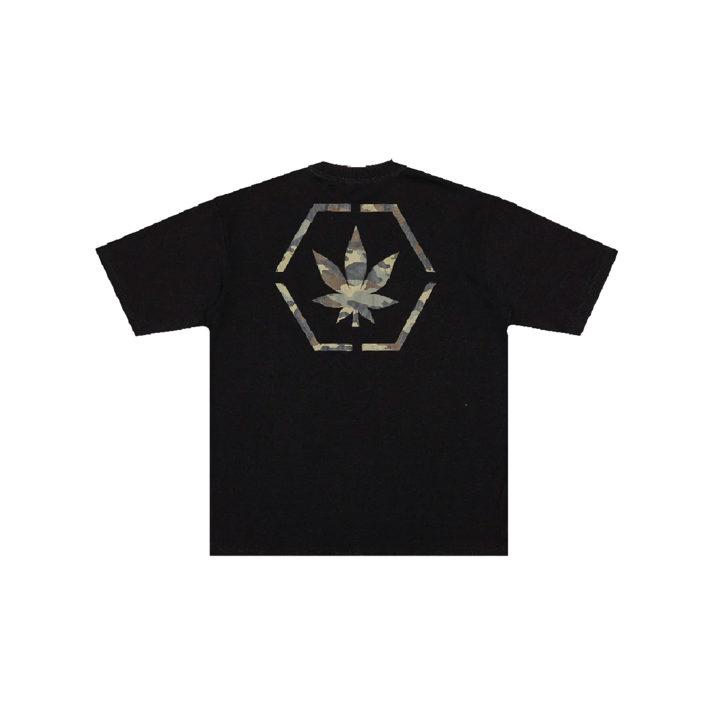 Stoned & Co ® Blessed25 : Hexagon Camo Tee Black (SS25)