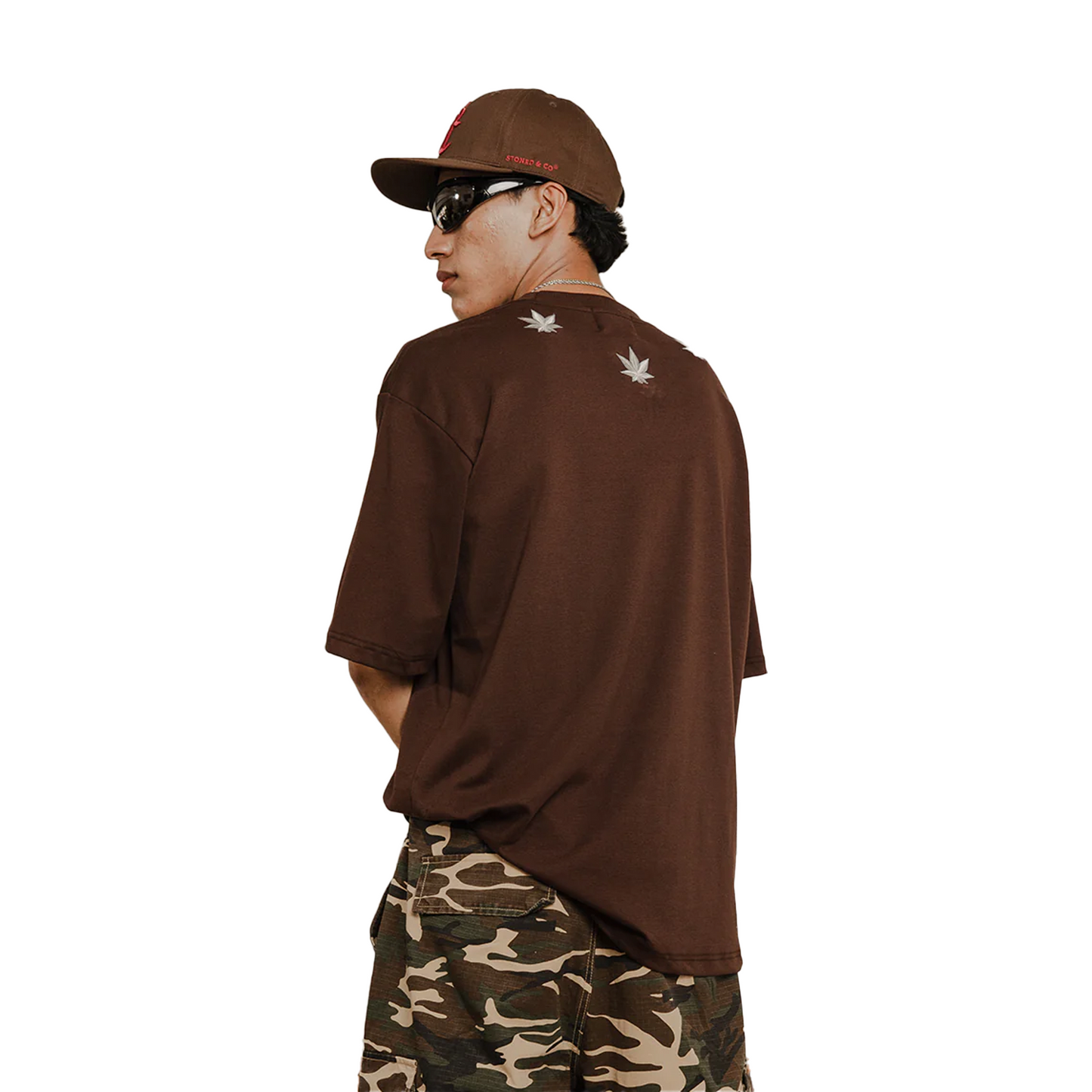 Stoned & Co ® Blessed25 : NSA Tee Brown (SS25)