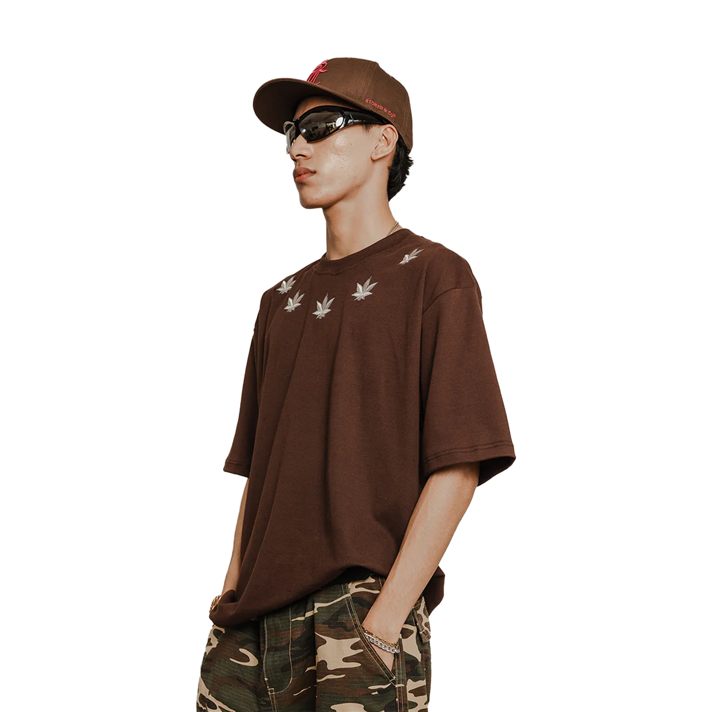 Stoned & Co ® Blessed25 : NSA Tee Brown (SS25)