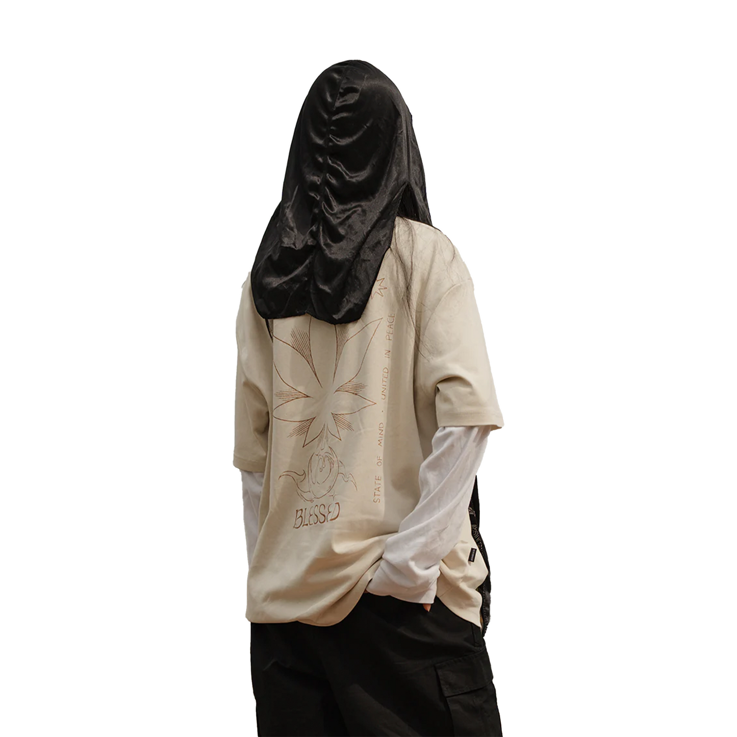 Stoned & Co ® Blessed25 : Signature Moonlight Tee Beige (SS25)