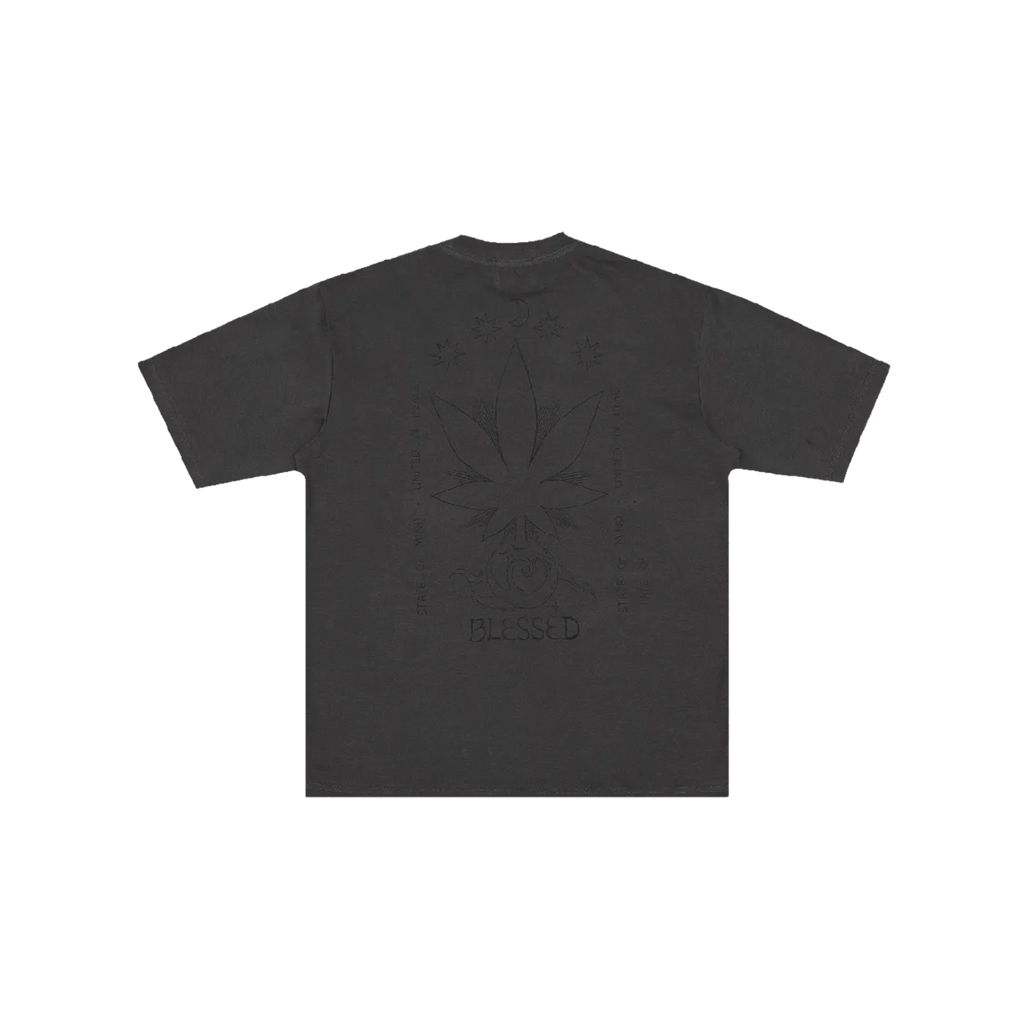 Stoned & Co ® Blessed25 : Signature Moonlight Tee Grey (SS25)