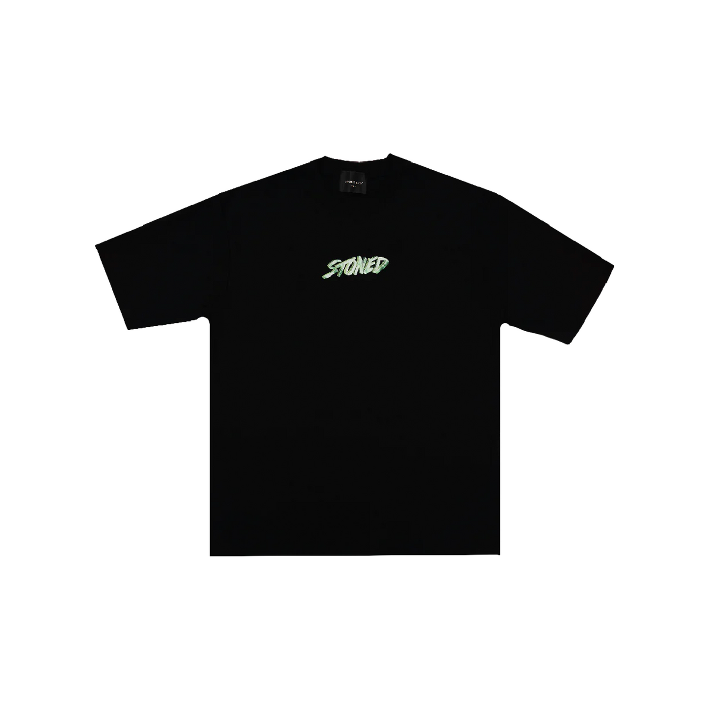 Stoned & Co ® Golden Jade : Genetic Hexagon Jade Tee Black (SS25)