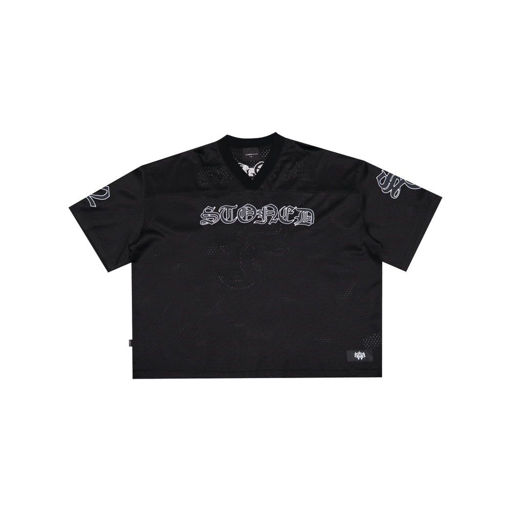 Stoned & Co ® WBB25 : Icon Mesh Jersey Black (SS25)