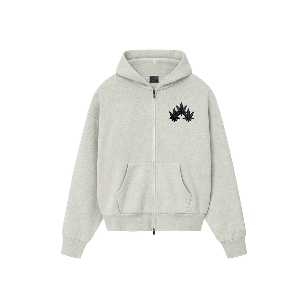 Stoned & Co ® WBB25 : Triplet Maple Hoodie Grey (SS25)