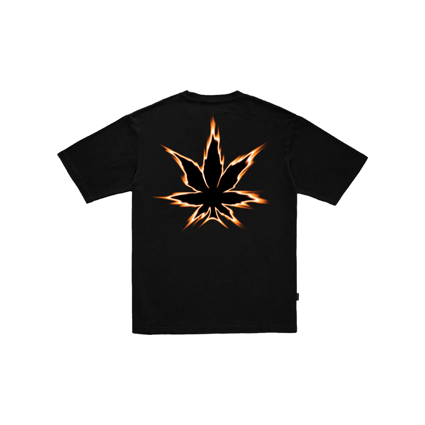Stoned & Co ® Stoned Retro : Flame Tee Black (SS24)