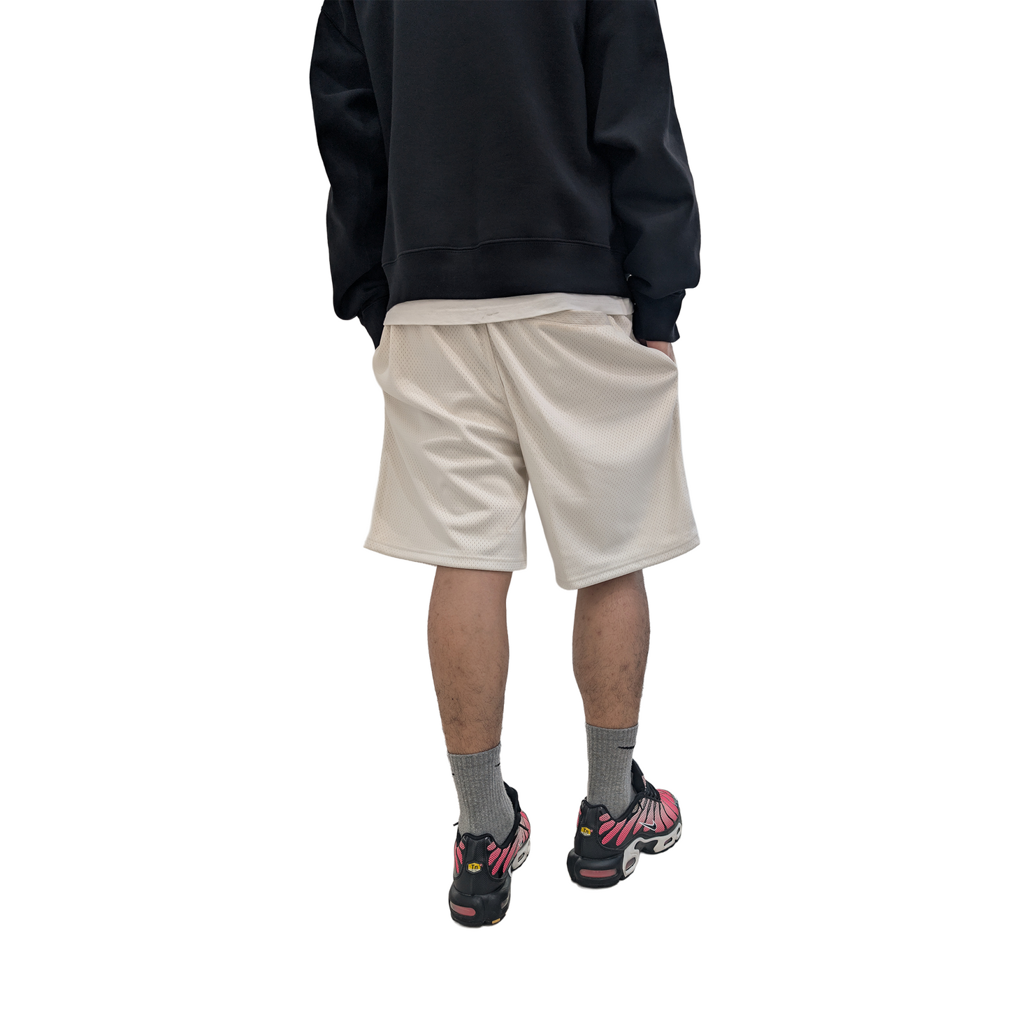 Stüssy 4X4 Mesh Football Shorts Bone (SS23)