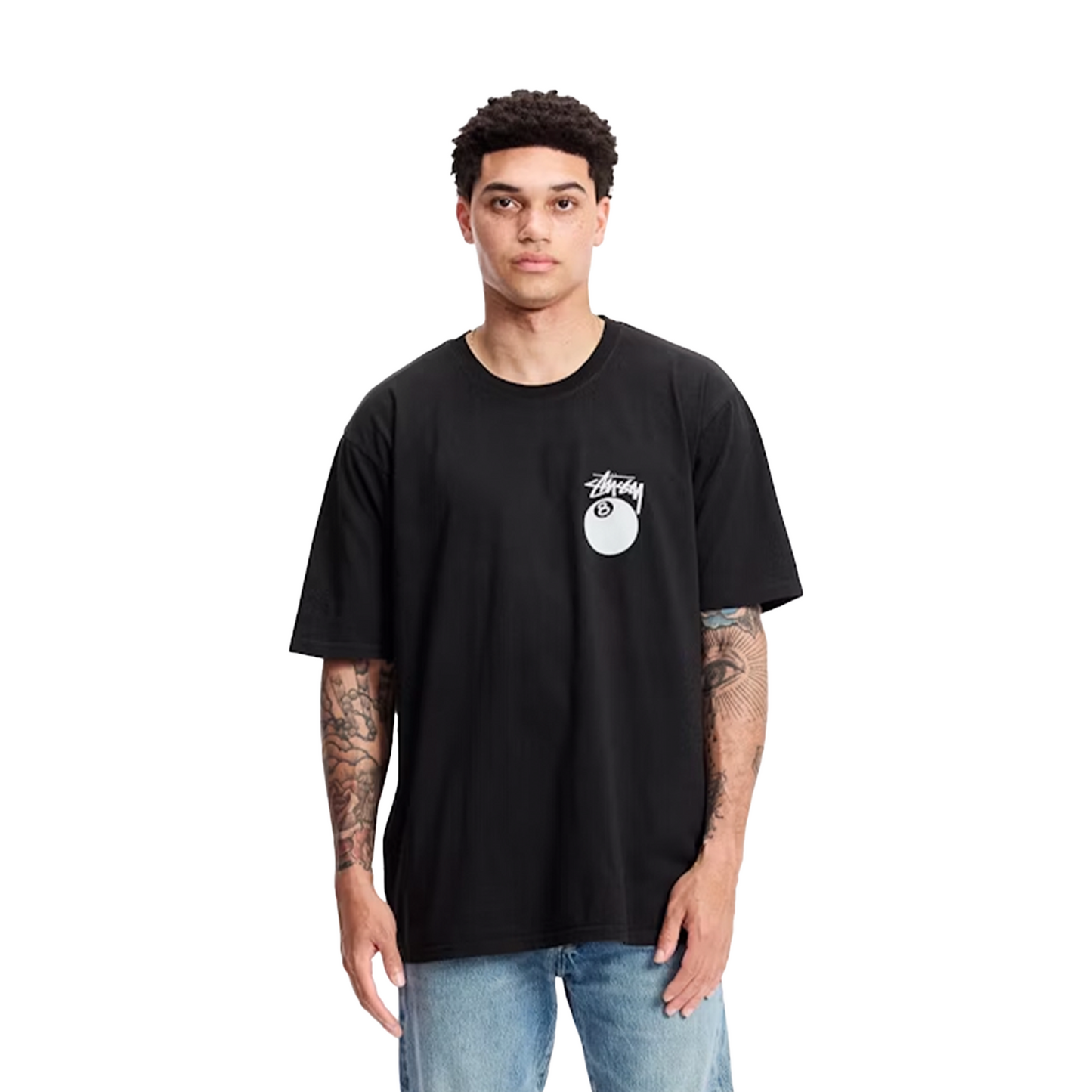 Stussy 8 Ball Pigment Dyed Tee Black (SS24)