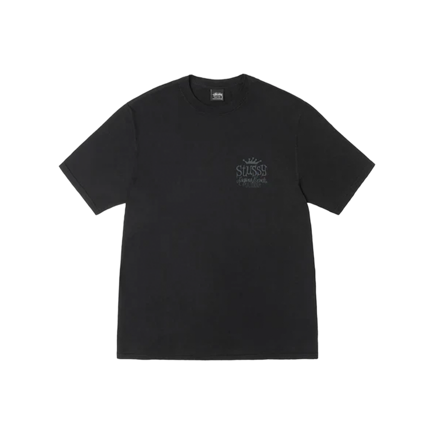 Stüssy Beach House Pigment Dyed Tee Black (SS25)