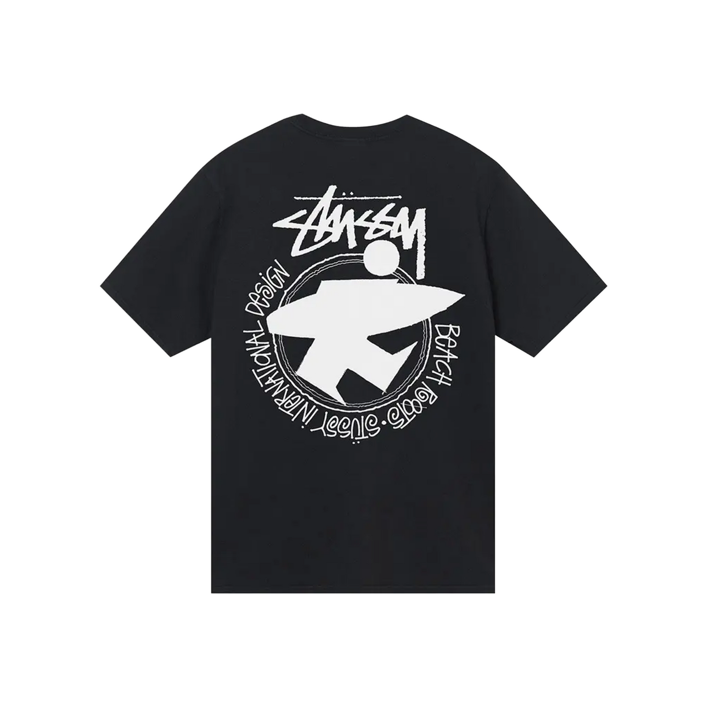 Stüssy Beach Roots Pigment Dyed Tee Black (SS22)