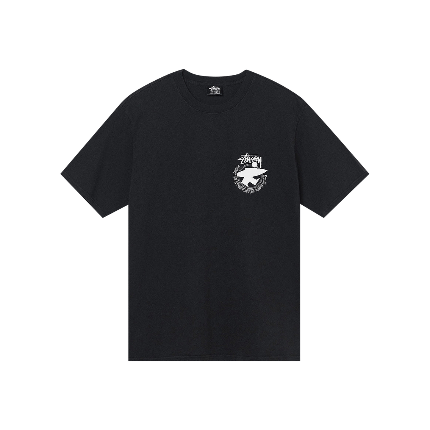 Stüssy Beach Roots Pigment Dyed Tee Black (SS22)