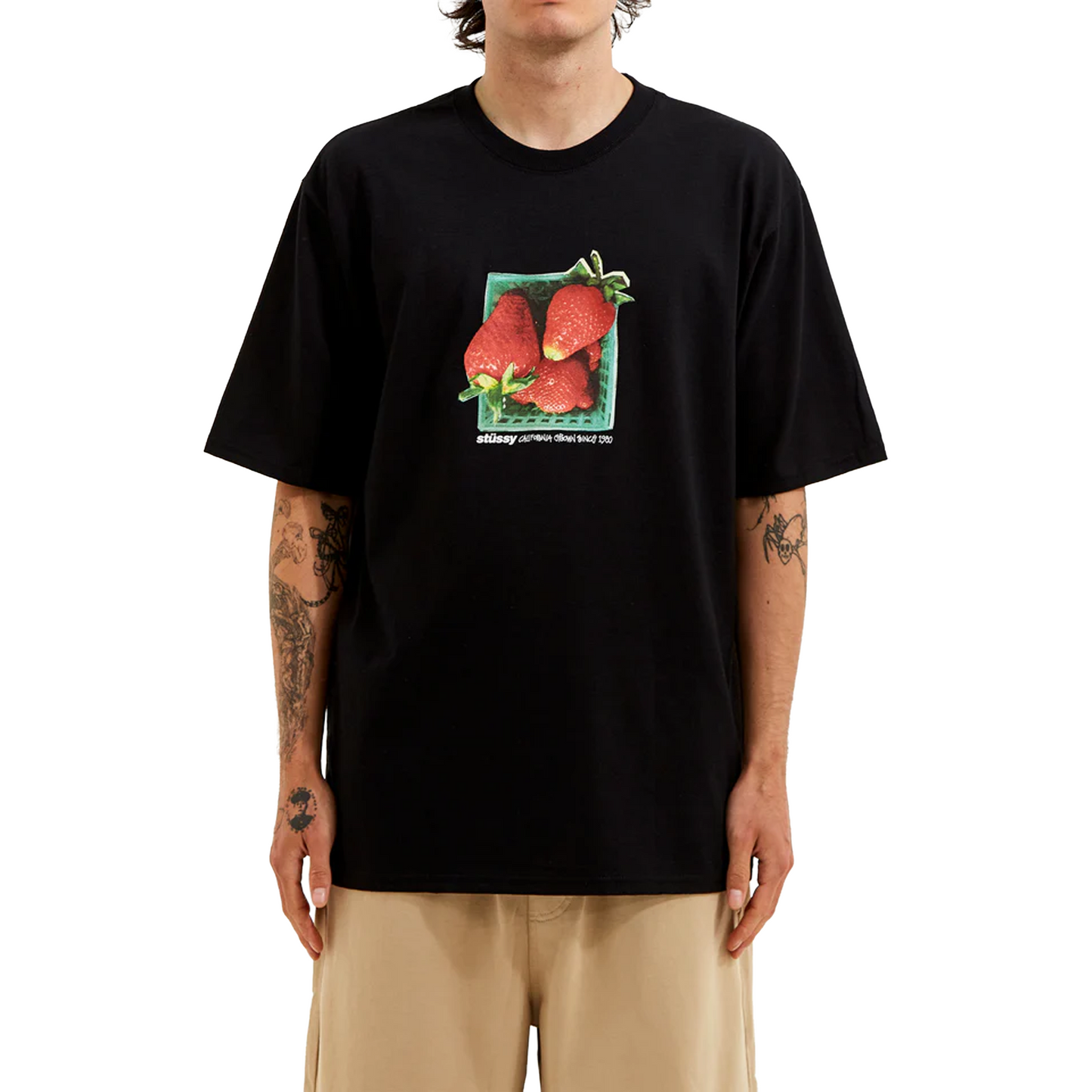 Stüssy Berries Tee Black (SS25)