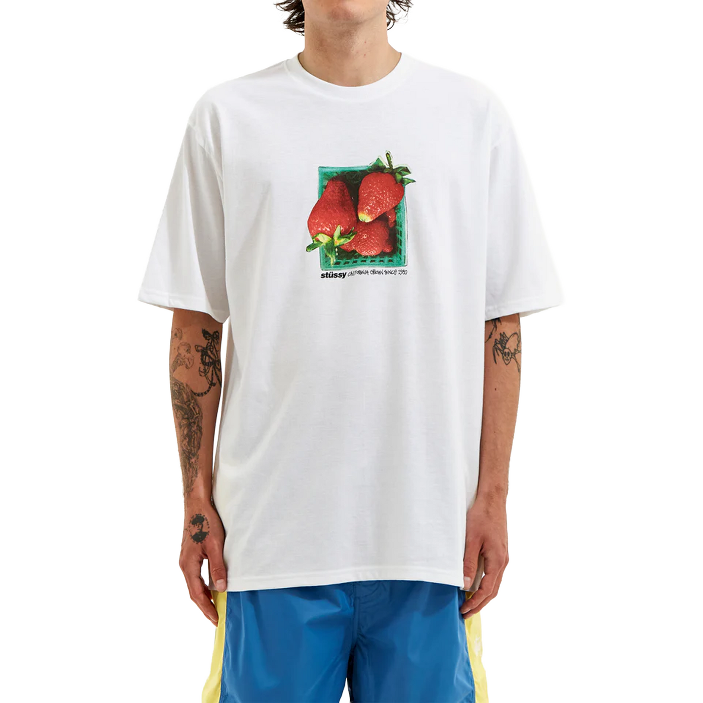 Stüssy Berries Tee White (SS25)