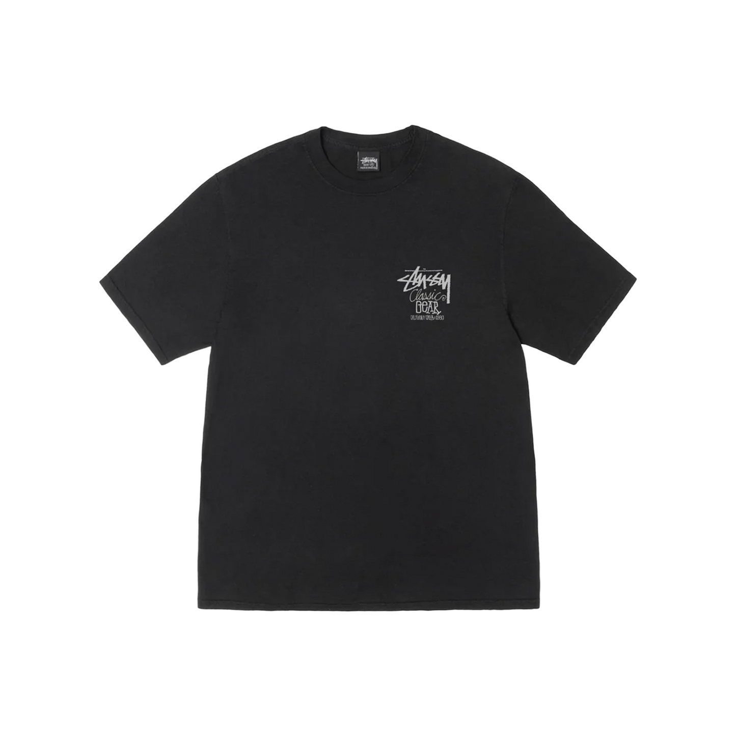Stüssy Classic Gear Pigment Dyed Tee Black (SS25)